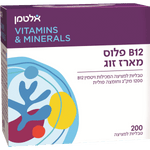 אלטמן - בי 12 פלוס - אריזת חיסכון 200 טבליות