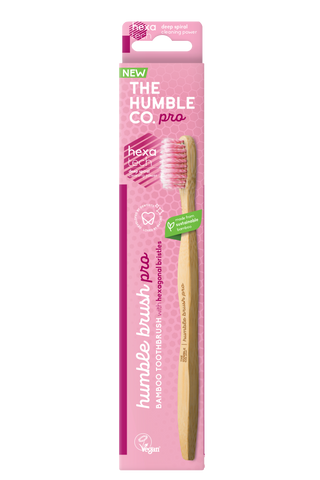 Humble Brush - מברשת שיניים PRO ספירלית - צבע ורוד