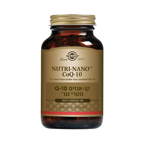 נוטרי ננו- 50 כמוסות רכות Q-10 סולגאר קו אנזים