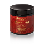 ארגניה - מסכה לשיער חומצה היאלרונית וקרטין- 500 מ"ל - טבע ביוטי
