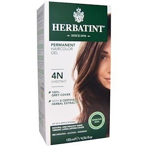 הרבטינט - N4 - ערכת צבע טבעי לשיער - ערמוני