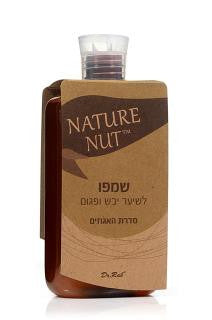 שמפו לשיער יבש ופגום מסדרת האגוזים (400 מ"ל) - NATURE NUT - טבע ביוטי