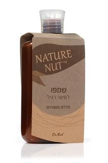 שמפו לשיער רגיל מסדרת האגוזים (400 מ"ל) - NATURE NUT - טבע ביוטי