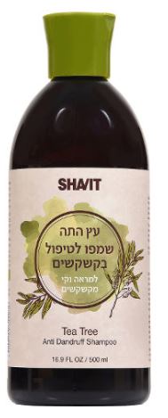 שביט - עץ התה שמפו לטיפול בקשקשים - 500 מ"ל - טבע ביוטי
