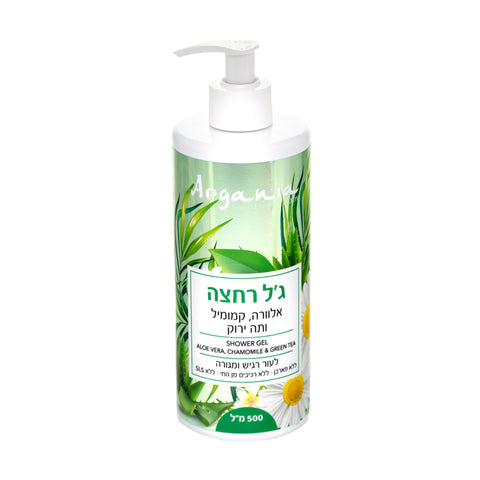 ארגניה - ג'ל רחצה אלוורה קמומיל ותה ירוק