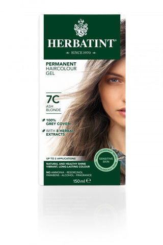 הרבטינט - C7 - ערכת צבע טבעי לשיער - בלונד אפרפר