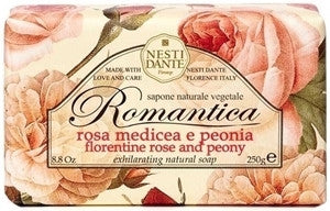 נסטי - סבון מוצק רומנטיקה עם תמציות ורד ואדמונית - 250 גרם - טבע ביוטי